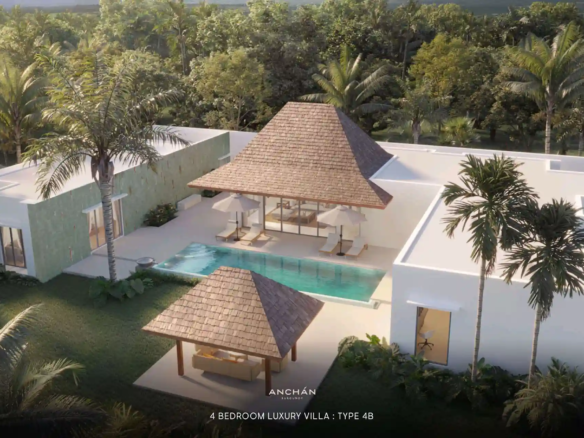 Anchan Burgundy Cherng Talay 4 bedroom luxury pool villa exterior