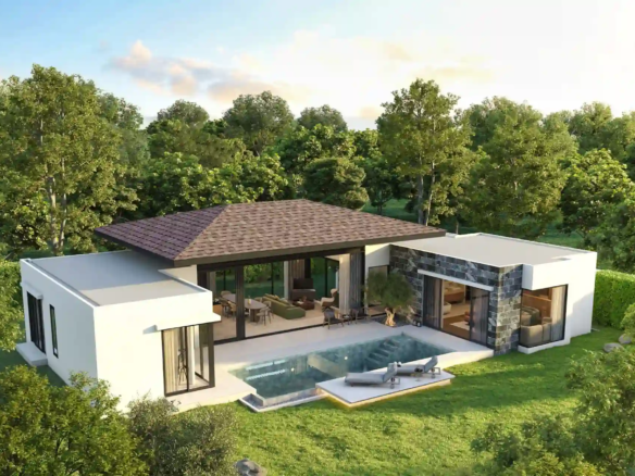 Botanica Pru Jampa Pool Villas private pool villa amidst greenery