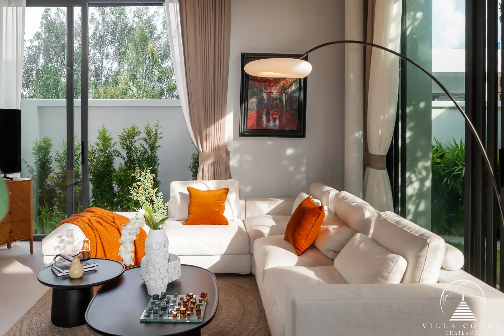 Cozy living space at Botanica Wisdom near UWC International School Botanica Wisdom near UWC International School cozy living corner sunlight