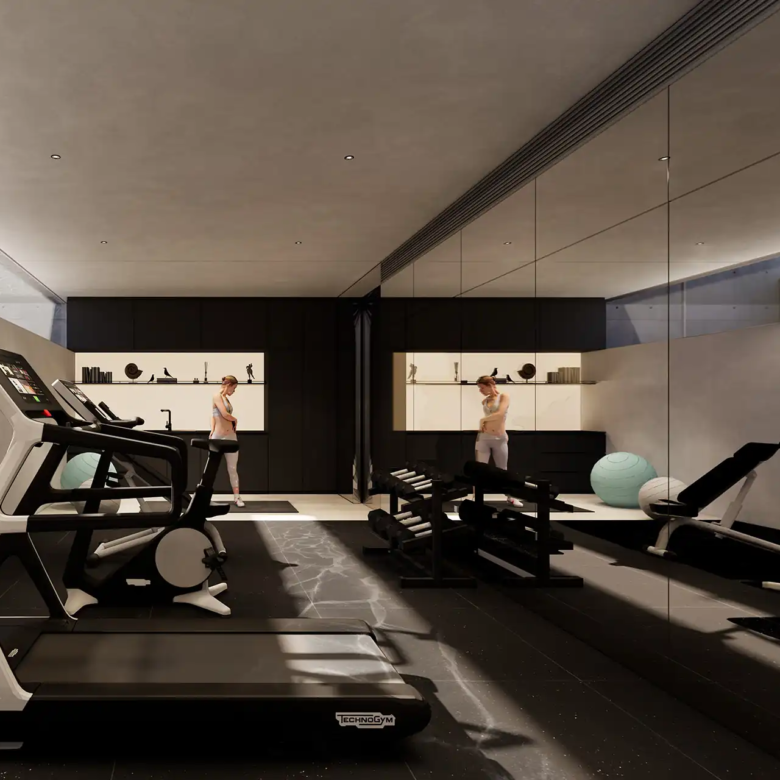 Sea Theatre Beachfront Rawai residents gym with premium fitness equipment