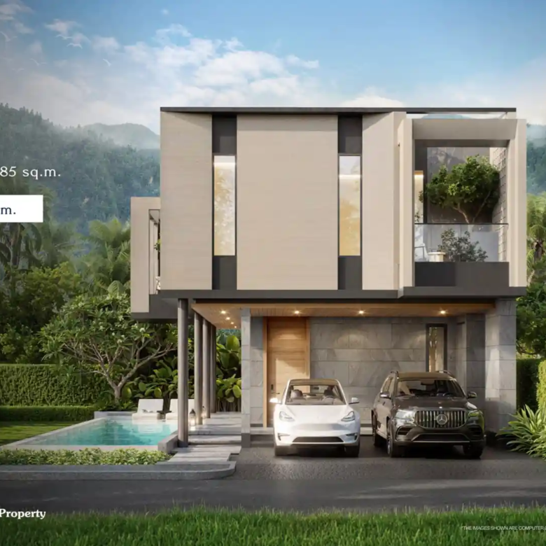 Villa Kirara Pool Villas, Cherng Talay Aura two-storey villa with side pool