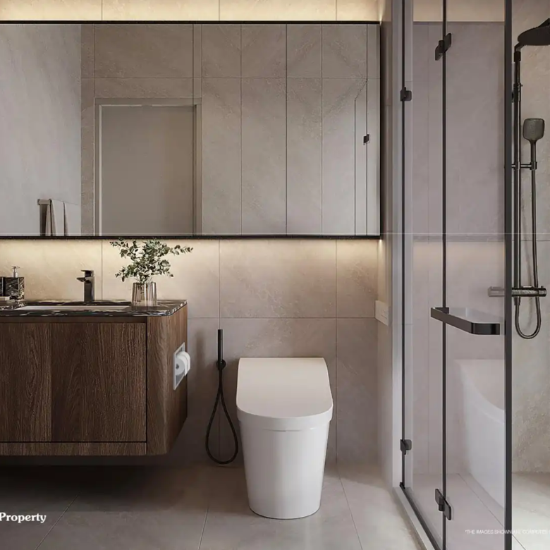 Villa Kirara Pool Villas, Cherng Talay modern ensuite guest bathroom