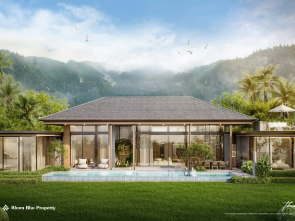 Villa Kirara Pool Villas, Cherng Talay Xenia villa with lawn and long pool