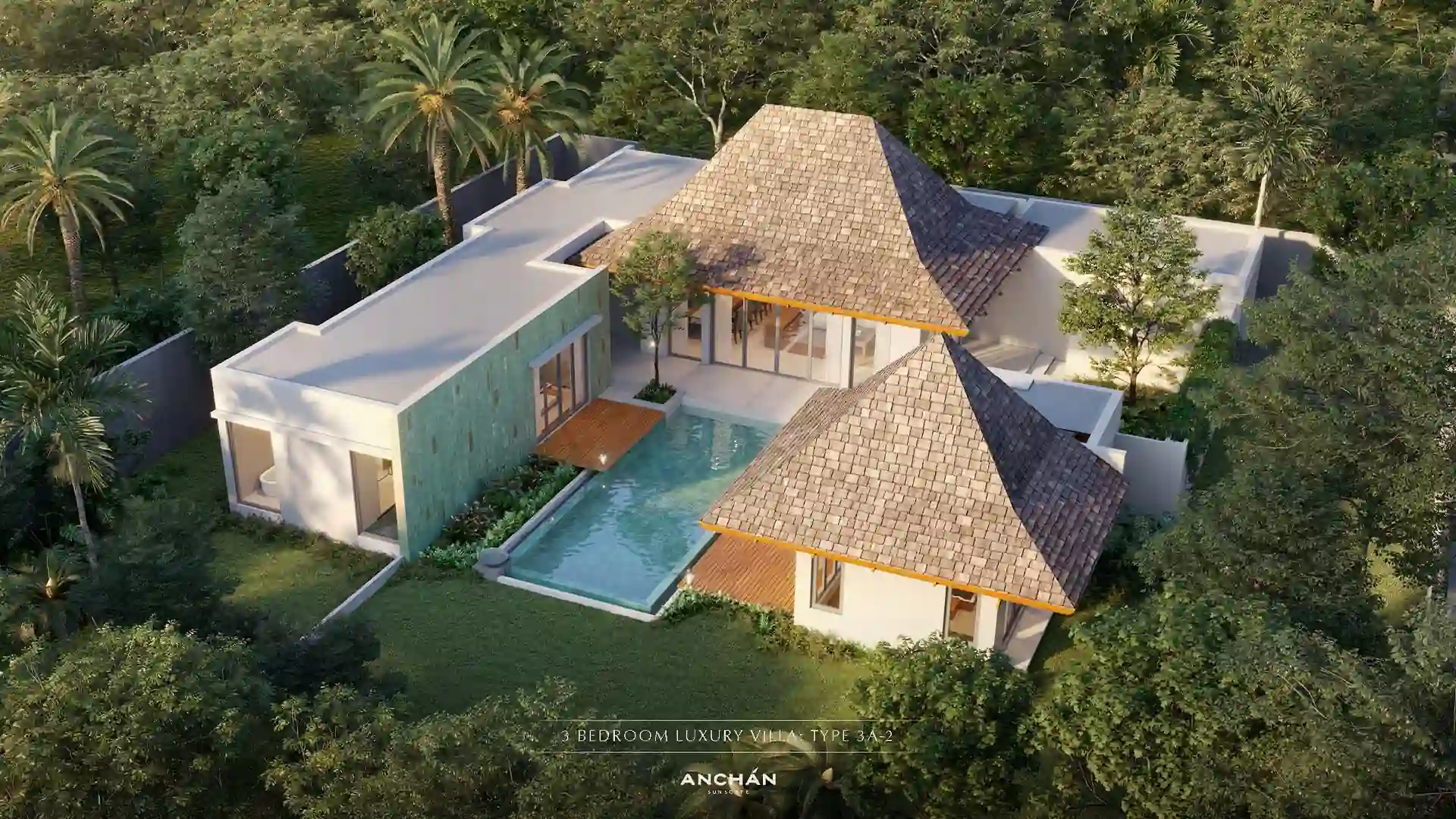 Anchan Sunscape Thep Krasattri 3-bedroom villa with long pool