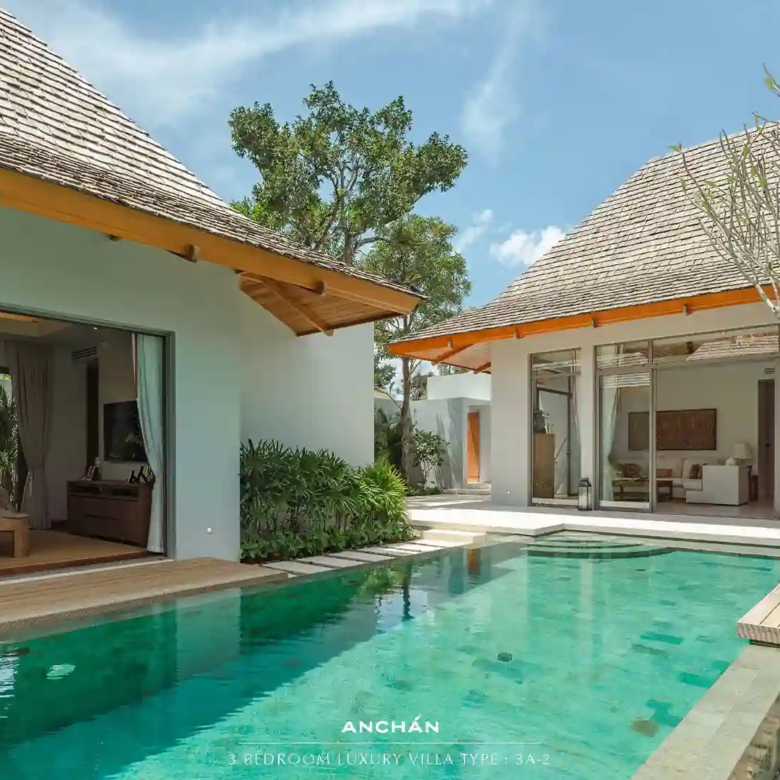 Anchan Sunscape Thep Krasattri courtyard pool between villa pavilions