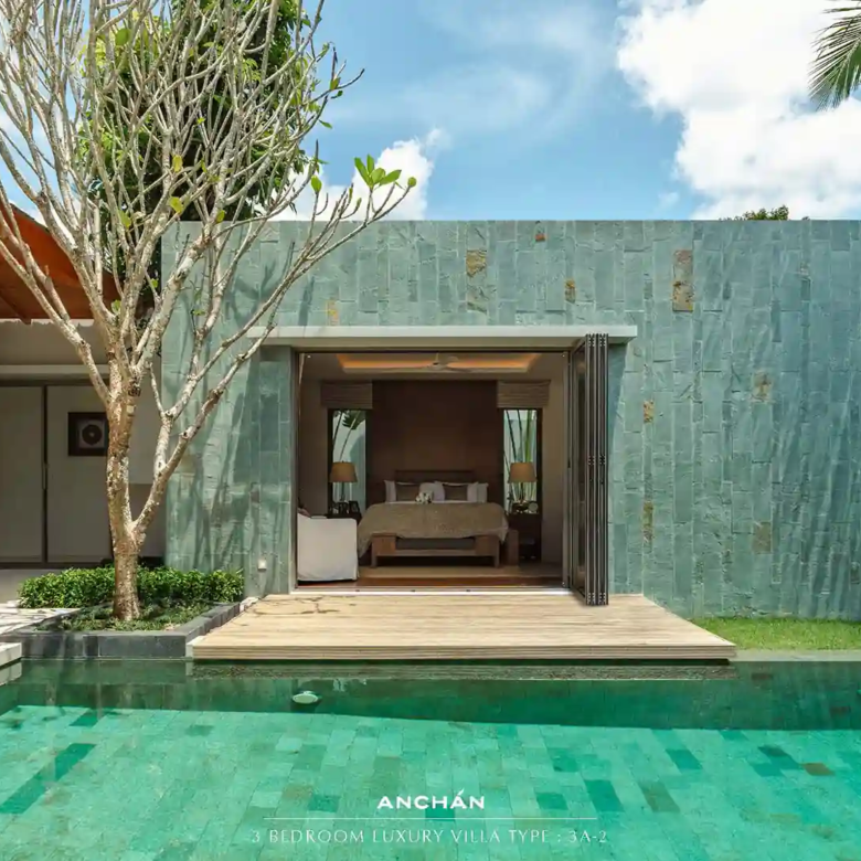 Anchan Sunscape Thep Krasattri pool view suite with stone wall