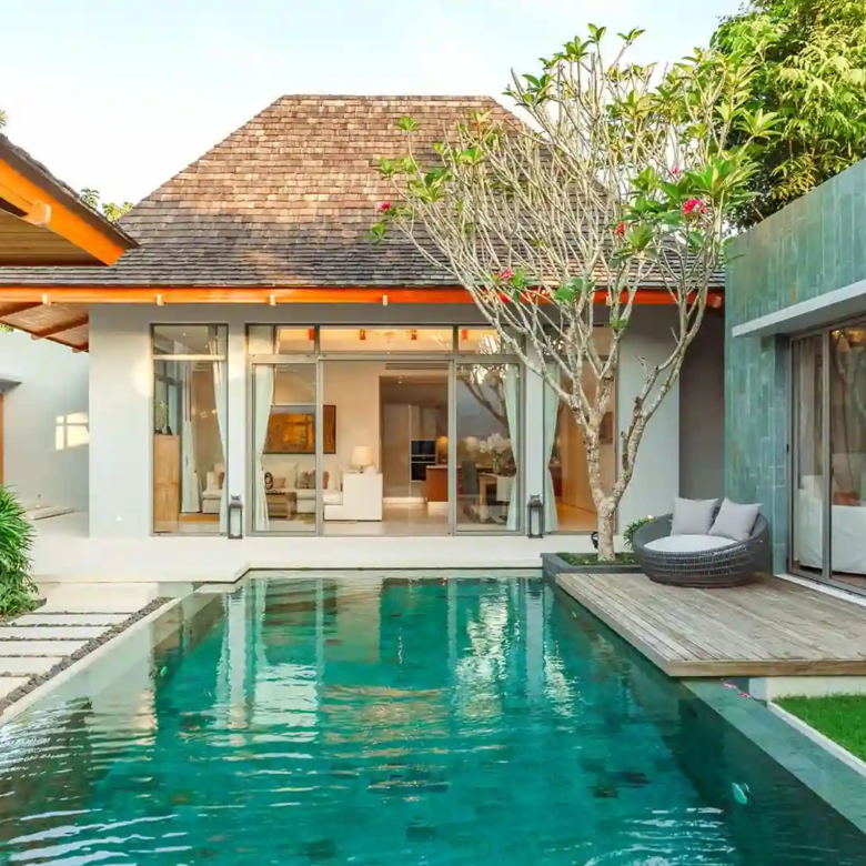 Anchan Sunscape Thep Krasattri private pool with timber deck