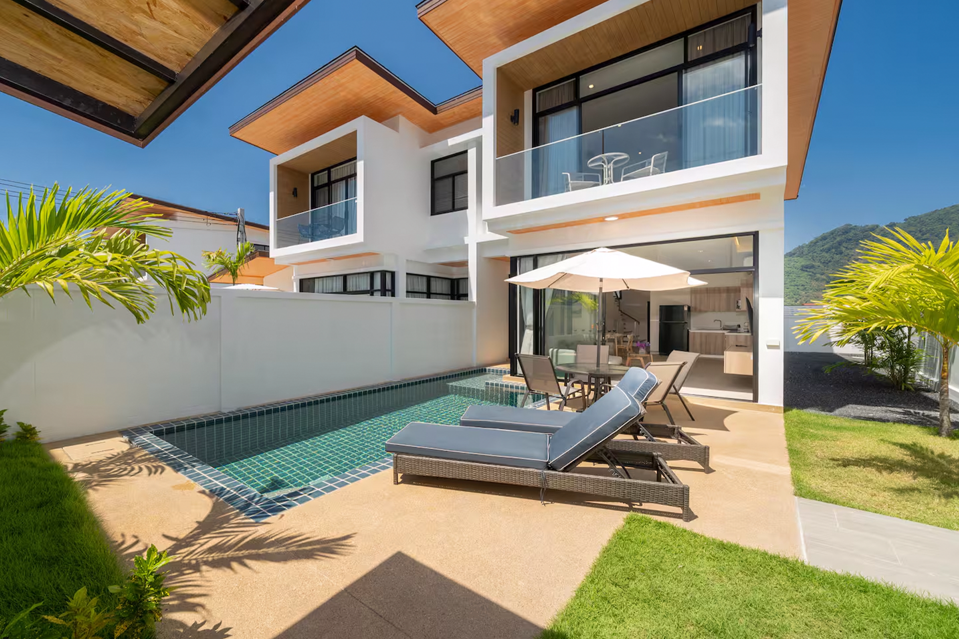 Goldena Twin Kamala modern villa with private pool and patio