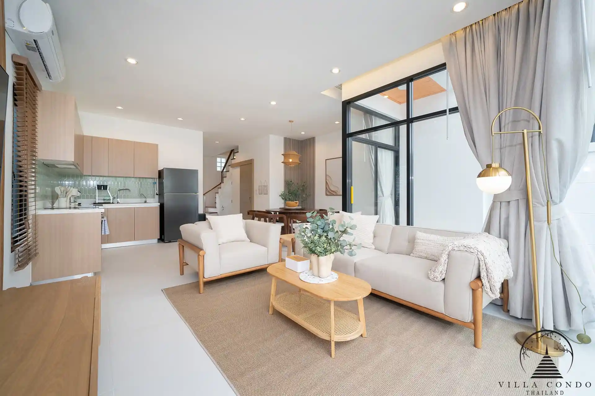 Goldena City Gems Kamala open-plan living and kitchen area