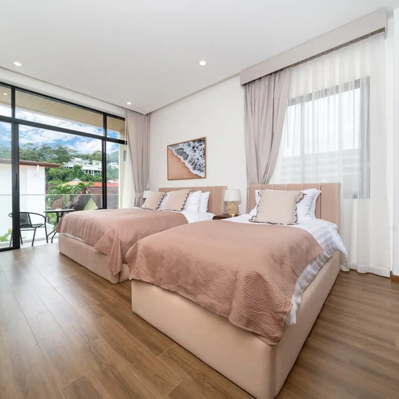 Goldena City Gems Kamala twin bedroom with soft natural light
